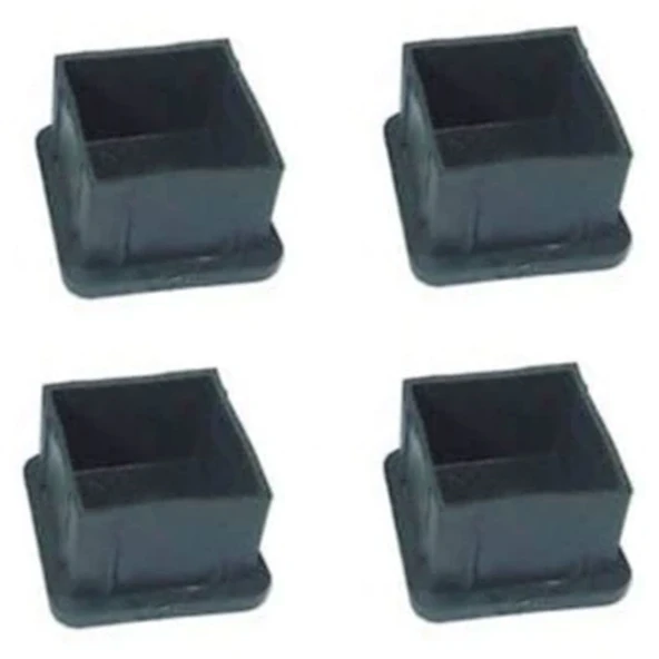 Kare Plastik Boru Tapası 4x4cm 4 Adet ürün görseli 1