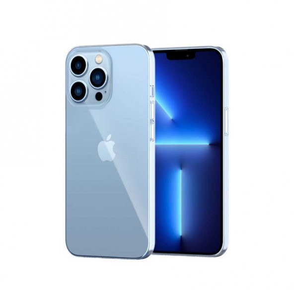 iPhone 13 Pro Max Kılıf Blok Sert Arka Yüzey Yumuşak Silikon Kenar ürün görseli 1