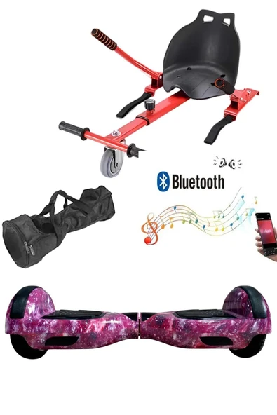 Citymate Elektrikli Kaykay Hoverboard Akıllı Denge 6.5 Inch + HoverKart + Çanta EXTREM PAKET D13 ürün görseli 1