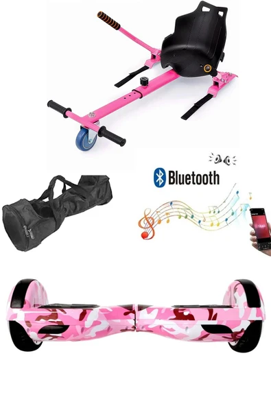Citymate Elektrikli Kaykay Hoverboard Akıllı Denge 6.5 Inch + HoverKart + Çanta EXTREM PAKET D05 ürün görseli 1