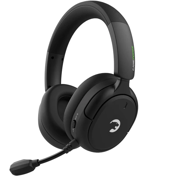 Gamepower Aero Ultra 7.1 USB  Siyah Triple Mode (Kablosuz/Bluetooth/2.4G) Kulak Üstü Oyuncu Kulaklığı ürün görseli 1