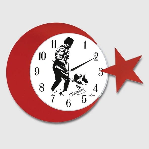 Ay Yildiz Duvar Saati 134-3 ürün görseli 1