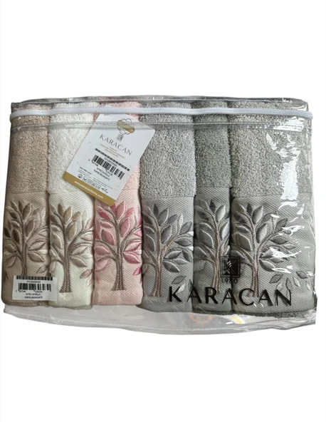 KARACAN  BANYO EL HAVLUSU 6 LI PAKET 50x85 CM SEVILLA ürün görseli 1