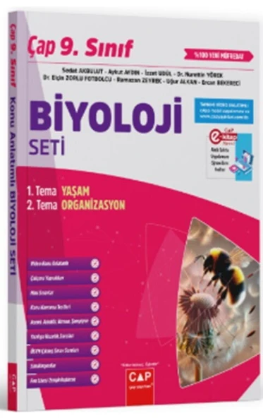 9. Sınıf Biyoloji Seti Çap Yayınları ürün görseli 1