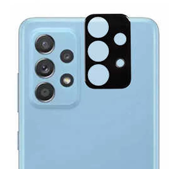 Gpack Samsung Galaxy A52S 5G Kamera Lens Koruyucu Cam Siyah ürün görseli 1