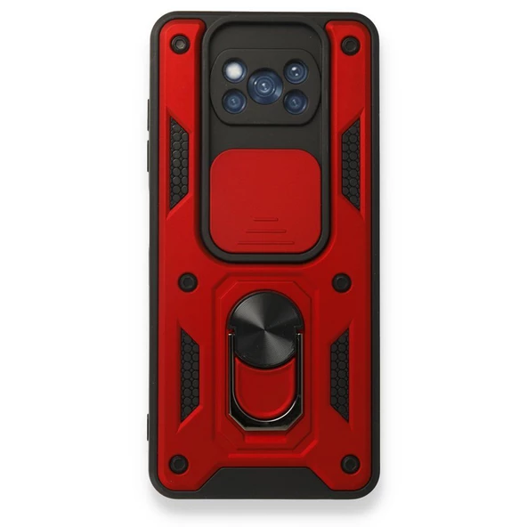 Gpack Xiaomi Poco X3 Kılıf Tank Aramid Sürgülü Vega Yüzüklü ürün görseli 1
