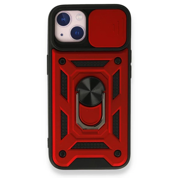 Gpack Apple iPhone 13 Kılıf Tank Aramid Sürgülü Vega Yüzüklü ürün görseli 1
