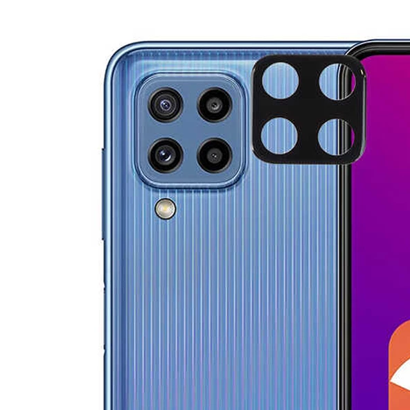Gpack Samsung Galaxy M32 4G Kamera Lens Koruyucu Cam Siyah ürün görseli 1