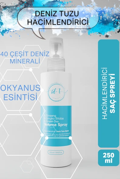 id-T Deniz Tuzu Hacimlendirici Ve Dolgunlaştırıcı Saç Spreyi ürün görseli 1