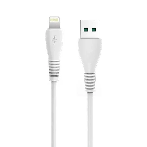 Fio Plus FP04 Lightning Apple Hızlı Şarj Özellikli Akım Koruyuculu Şarj ve Data Kablosu 6A ürün görseli 1