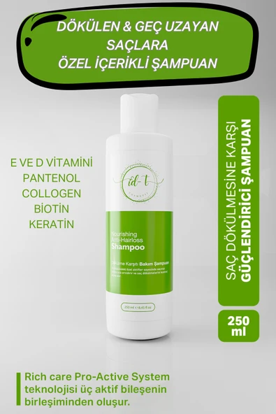 id-T Dökülme Karşıtı Şampuan Hızlı Saç Uzaması Biotin Ve Keratin ürün görseli 1