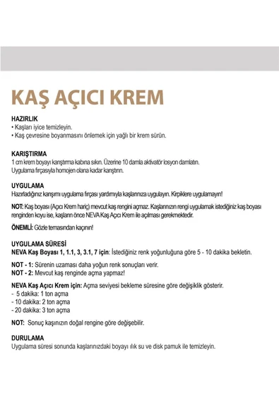 Neva Kaş Açıcı Krem Seti (vegan) - Resim 3