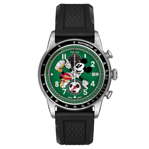 Fossil FLE1203 Disney x Fossil Limited-Edition Mickey Mouse Soccer Erkek Kol Saati ürün görseli 1