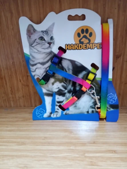 Reflektörlü Kedi Göğüs Tasması ürün görseli 1