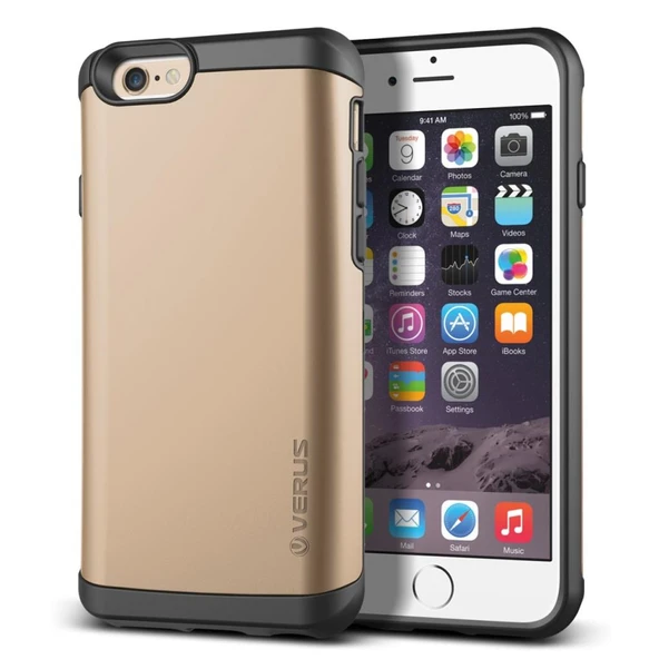 Verus iPhone 6 4.7 ile Uyumlu Case Damda Veil Series Kılıf Renk  Shine Gold ürün görseli 1