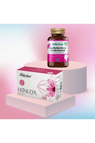 Multivitamin & Multimineral 30 tablet + Ekinezya Çayı 20'li ürün görseli 1