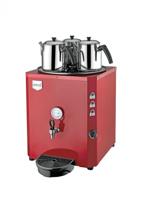 Remta 3 Demlikli Jumbo Çay Makinesi 40 Lt - Kırmızı Renk - De10 ürün görseli 1