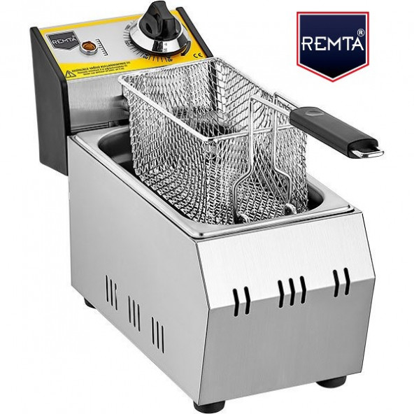 Remta Elektrikli Fritöz 3 Lt Tekli R90 Büfe Tipi Sanayi Tipi ürün görseli 1
