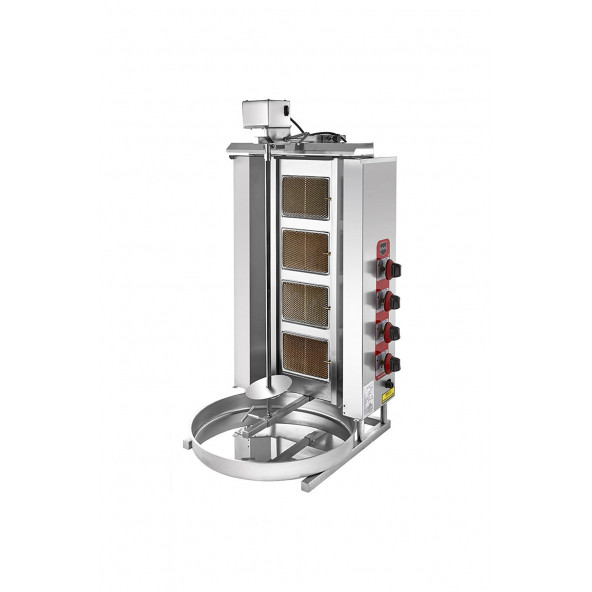 Remta Doğalgazlı Döner Ocağı Makinası 4 Radyan Üstten Motor D08(M) ürün görseli 1