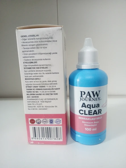 Akvaryum Berraklaştırıcı 100 ml ürün görseli 1