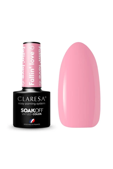 Claresa Kalıcı Oje Fallin Love Pastel Pembe 6 5gr ürün görseli 1