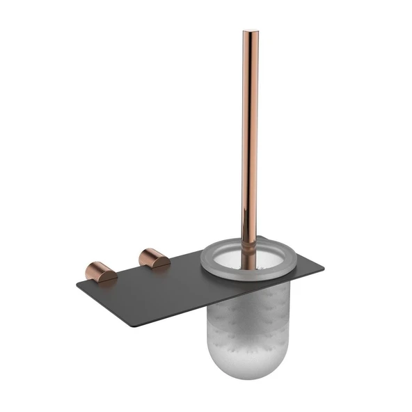 FONTANA KLOZET FIRÇASI FY-90304 (ROSE-SİYAH) ürün görseli 1