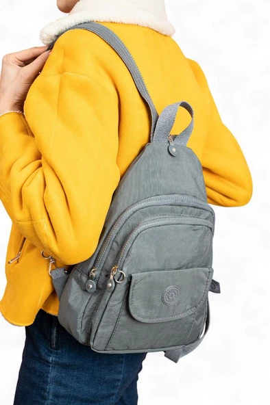Body Bag Göğüs Çantası Klinkır Kumaş Çok Cepli Bady Bag Sırt Çantası Hafif Yağmur İtici 30*20 Cm ürün görseli 1