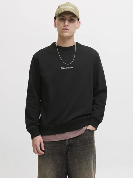 JORNORREBRO EMB SWEAT CREW NOOS Black Black M ürün görseli 1