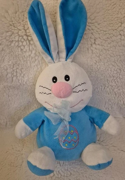 Mavi Sevimli Tavşancık Peluş Oyuncak ürün görseli 1