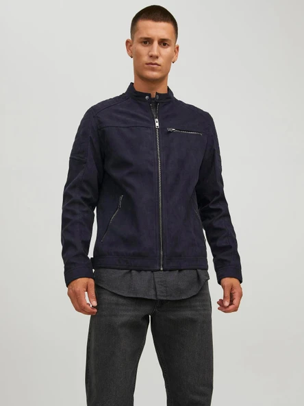 JJEROCKY JACKET NOOS Jet Black Jet Black L ürün görseli 1