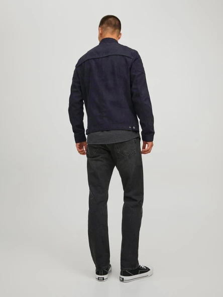 JJEROCKY JACKET NOOS Jet Black Jet Black S - Resim 4