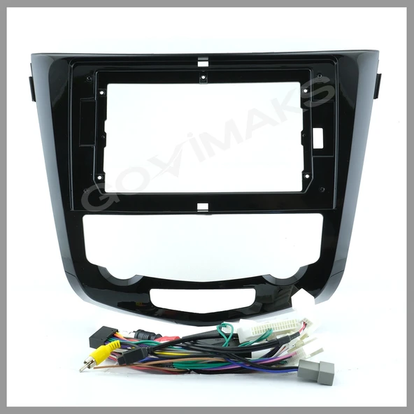 NISSAN QASHQAI DİJİTAL 2014-2021 UYUMLU / X-Trail 2014-2020 10.1 INC MULTİMEDYA ÇERÇEVESİ-SOKET ürün görseli 1