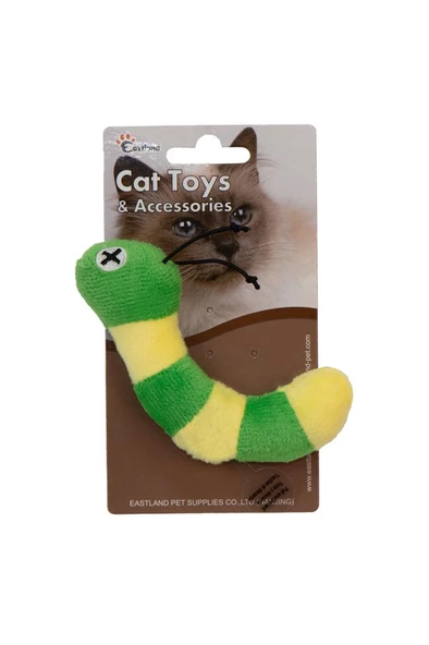 Eastland Catnipli Peluş Dijital Sesli Tırtıl 13cm ürün görseli 1