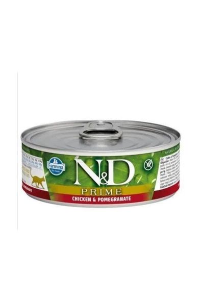 N&D Tahılsız Tavuk & Nar Kitten Kedi Konservesi 80 gr ürün görseli 1