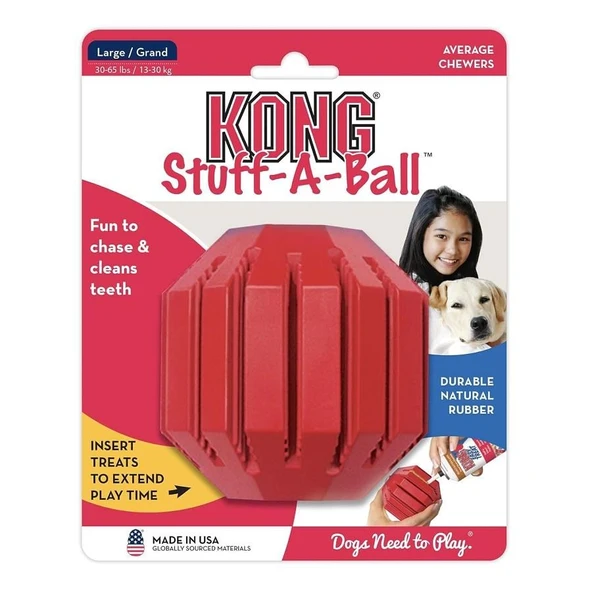 KONG Stuff-A-Ball Çok Amaçlı Köpek Oyuncağı L ürün görseli 1