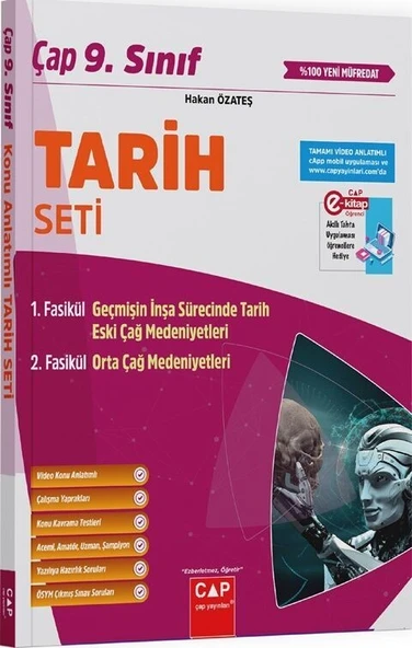 9. Sınıf Tarih Seti Çap Yayınları ürün görseli 1