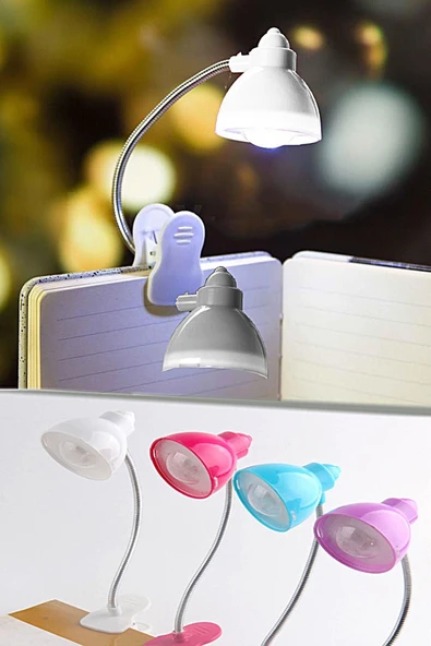 Masaüstü Klipsli Bükülebilir Kitap Okuma Led Işık ürün görseli 1