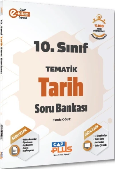 10. Sınıf Tarih Tematik Soru Bankası Çap Yayınları ürün görseli 1