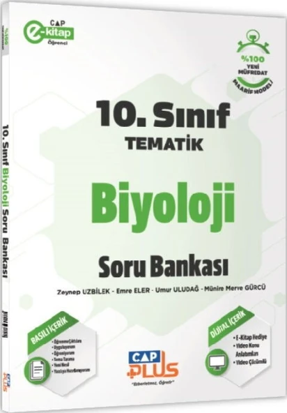 10. Sınıf Biyoloji Tematik Soru Bankası Çap Yayınları ürün görseli 1