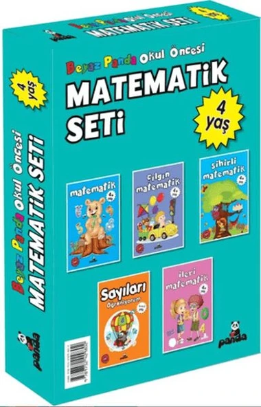 Okul Öncesi 4 Yaş Matematik Seti (5 Kitap) ürün görseli 1