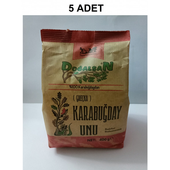 Doğalsan Karabuğday Unu 400gr x 5 Adet Avantajlı Paket ürün görseli 1