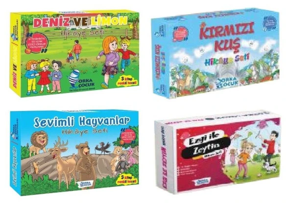 Orka 1. Sınıf Hikaye Seti 4 Kutu 40 Kitap ürün görseli 1
