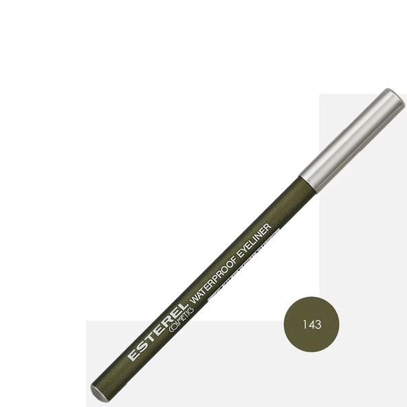 Esterel Waterproff Eyeliner No: 143 Zeytin Yeşili ürün görseli 1
