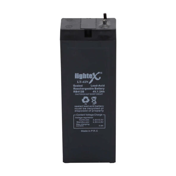 Lightex LT-42N 4V 1.2Ah Işıldak Fener Aküsü ürün görseli 1