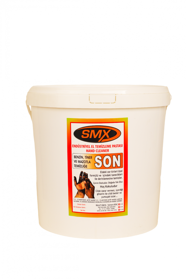 SMX Bitkisel El Temizleme Kremi - Endüstriyel El Temizliği (9 KG) ürün görseli 1