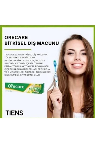 ORECARE Tiens Bitkisel Diş Macunu - Resim 2