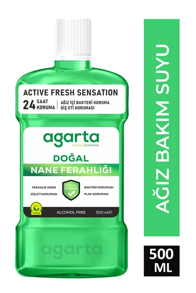 Agarta Ağız Bakım Suyu Ferah Nefes Alkolsüz 500 Ml ürün görseli 1