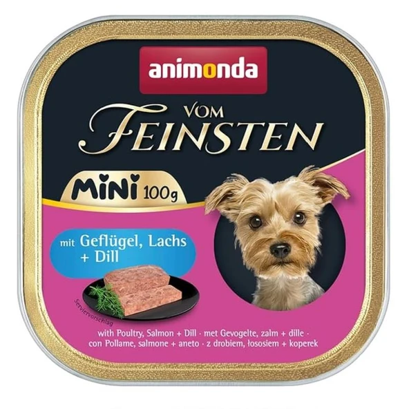 Animonda Kümes Hayvanlı ve Somonlu Mini Irk Yetişkin Köpek Konservesi 100 GrSkt :10/2026 ürün görseli 1