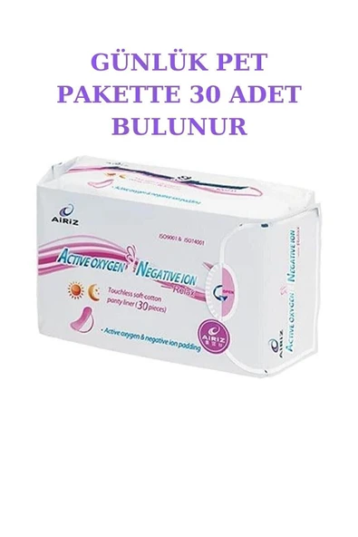 Airiz Tiens Günlük Ped ( 30 Adet ) Emici Yapısı Yumuşak Pamuklu Katman Kadın Pedi ürün görseli 1