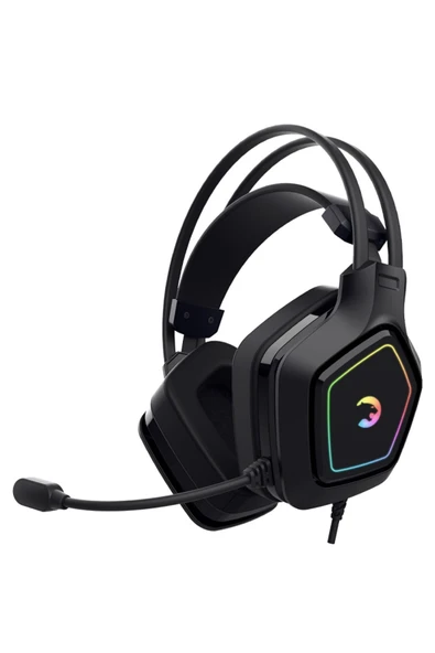 Gamepower Mihawk Siyah 7.1 Surround RGB Titreşimli Gaming Kulaklık ürün görseli 1